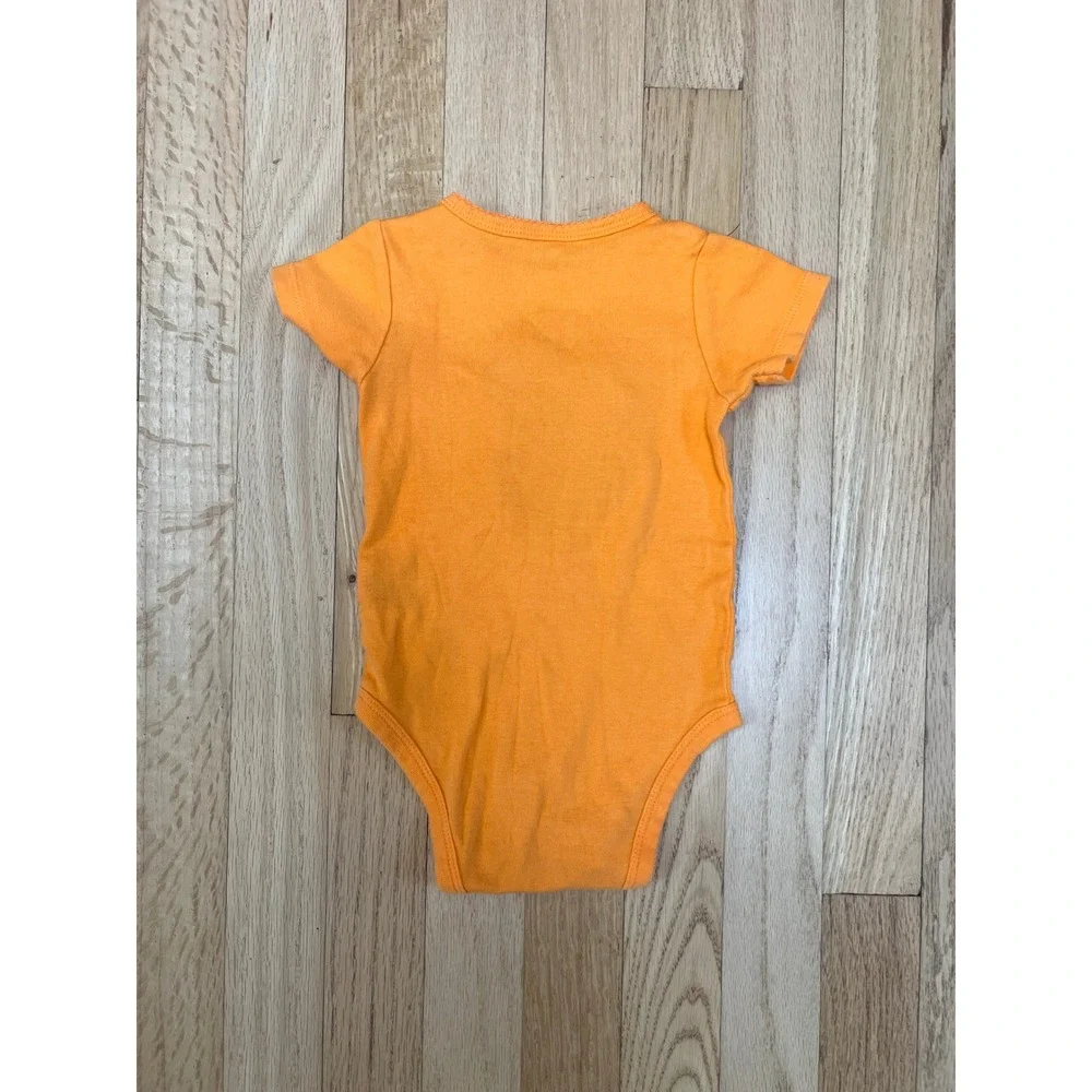 Carter's Monkey Short Sleeve Bodysuit Kids 9‎ Months Orange